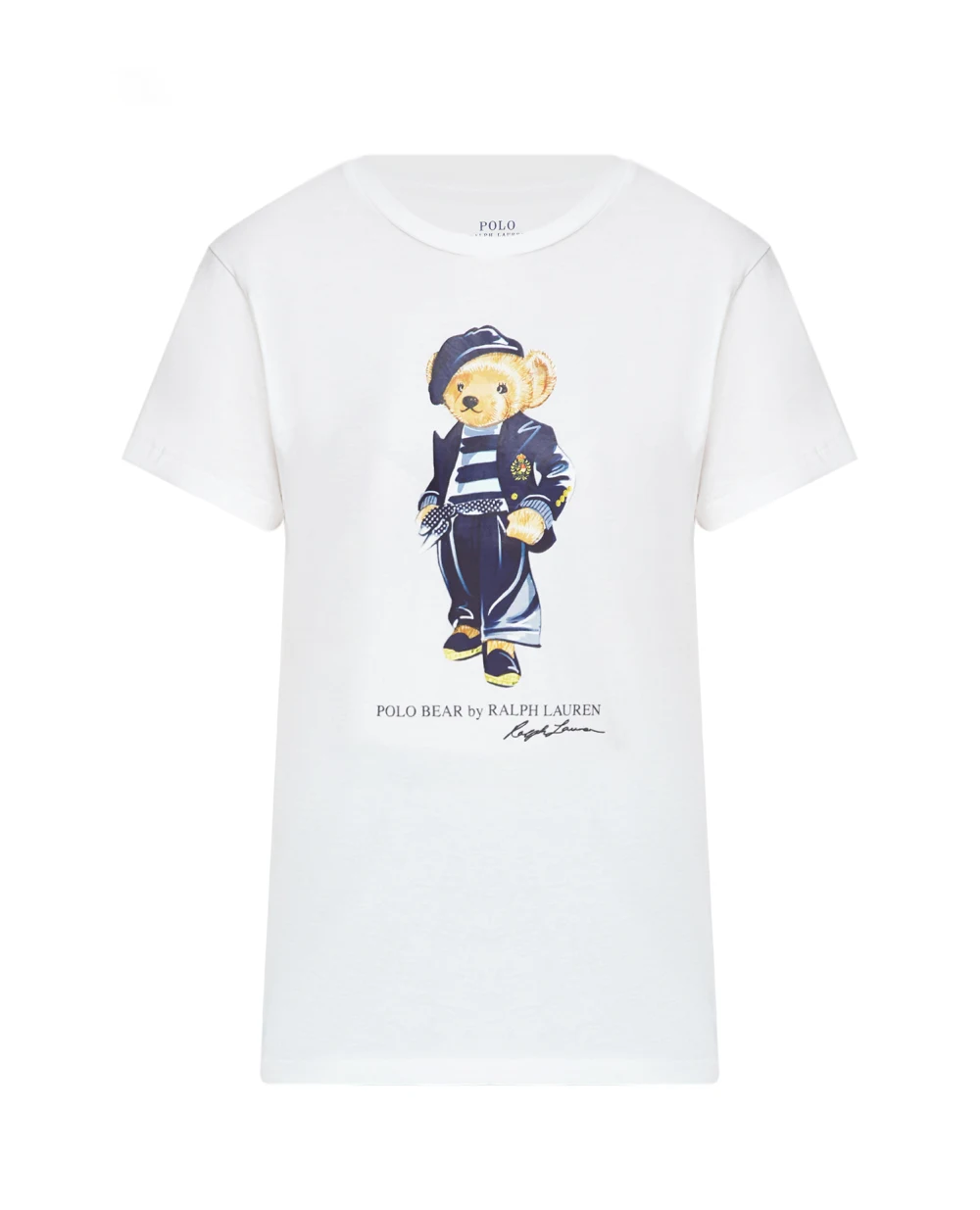 футболка Polo Ralph Lauren 211863428001, белый цвет • Купить в интернет-магазине Kameron