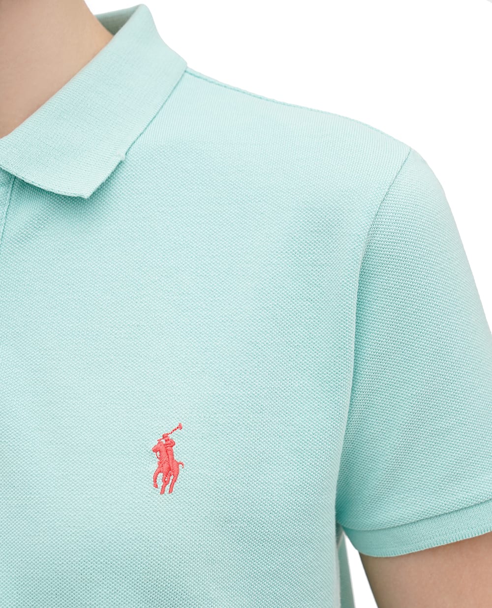 Поло Polo Ralph Lauren 211935587003, бирюзовый цвет • Купить в интернет-магазине Kameron