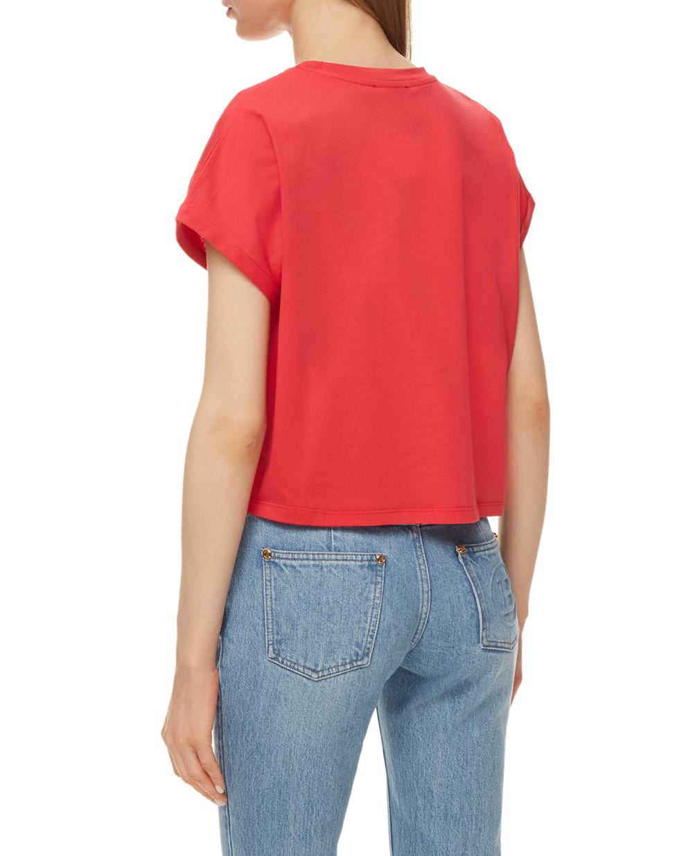 Футболка Balmain VF0EE005B013, розовый цвет • Купить в интернет-магазине Kameron