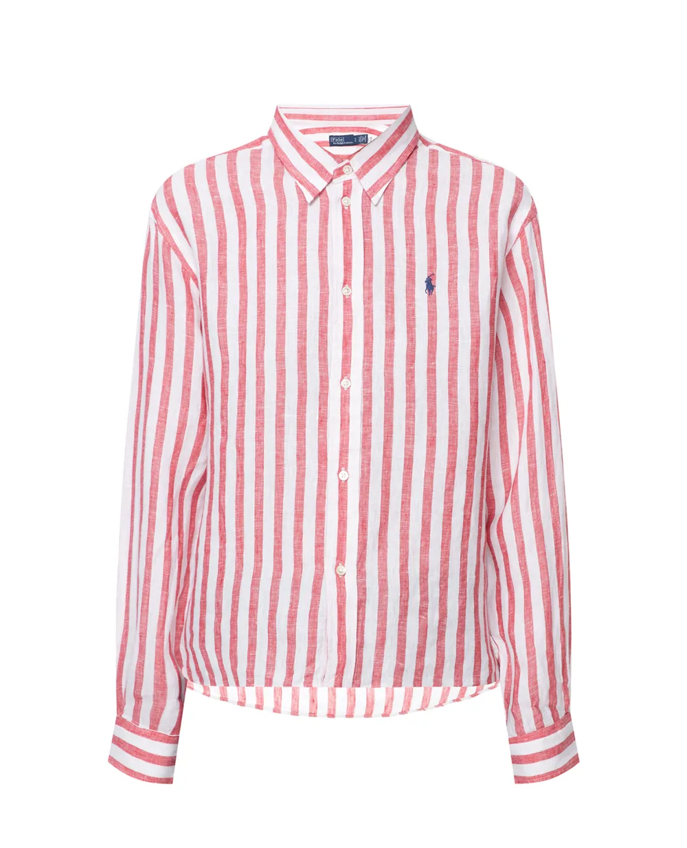 Льняная рубашка Polo Ralph Lauren 211838922006, красный цвет • Купить в интернет-магазине Kameron