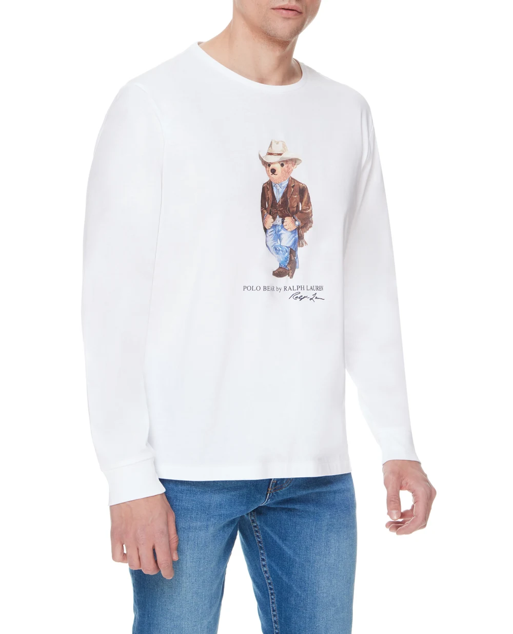 Лонгслив Polo Ralph Lauren 710858030001, белый цвет • Купить в интернет-магазине Kameron