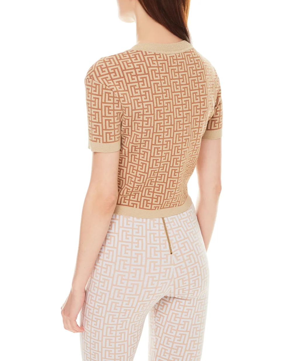 Кардиган Balmain XF1KL020KB06, бежевый цвет • Купить в интернет-магазине Kameron