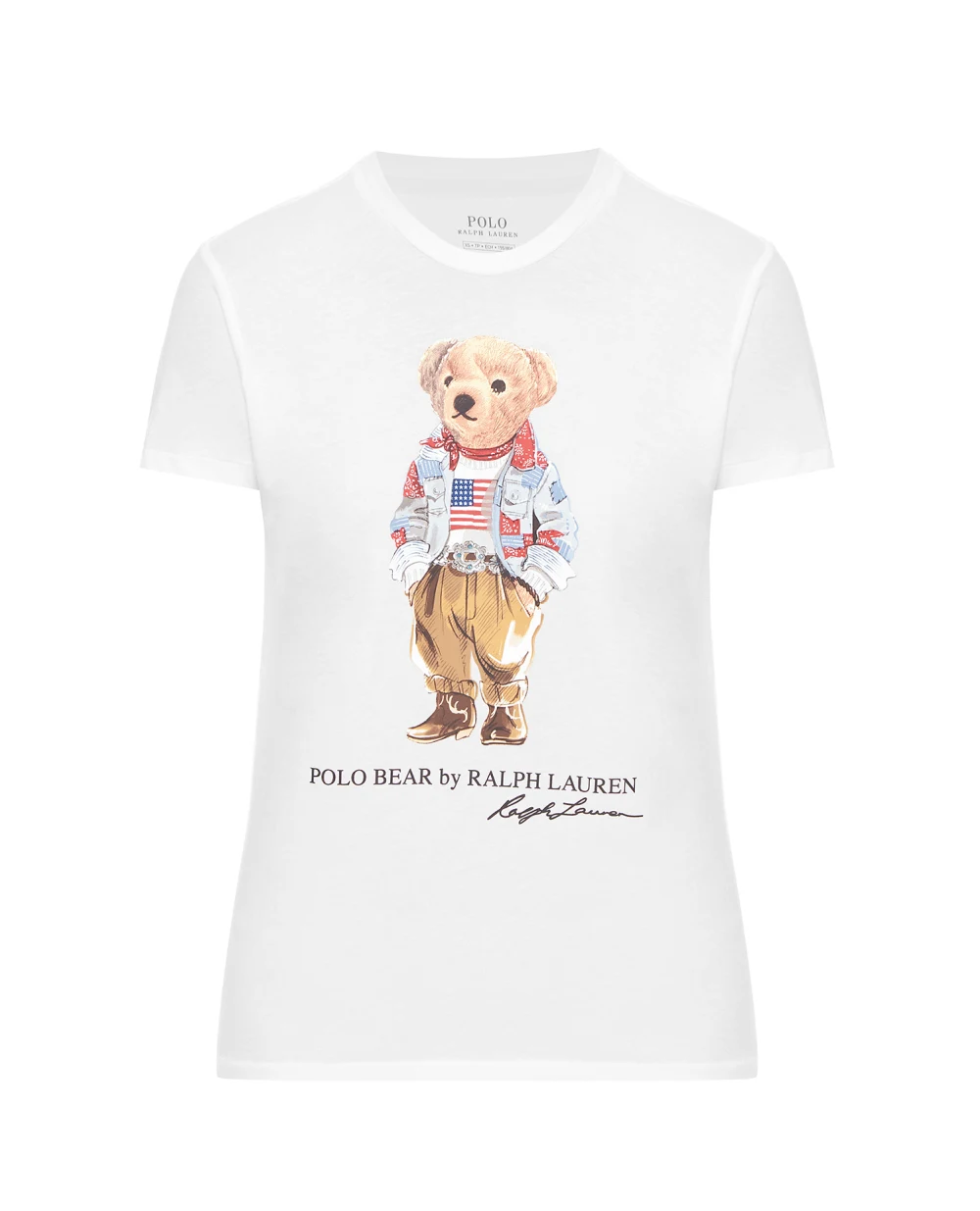 Футболка Polo Ralph Lauren 211843279001, белый цвет • Купить в интернет-магазине Kameron