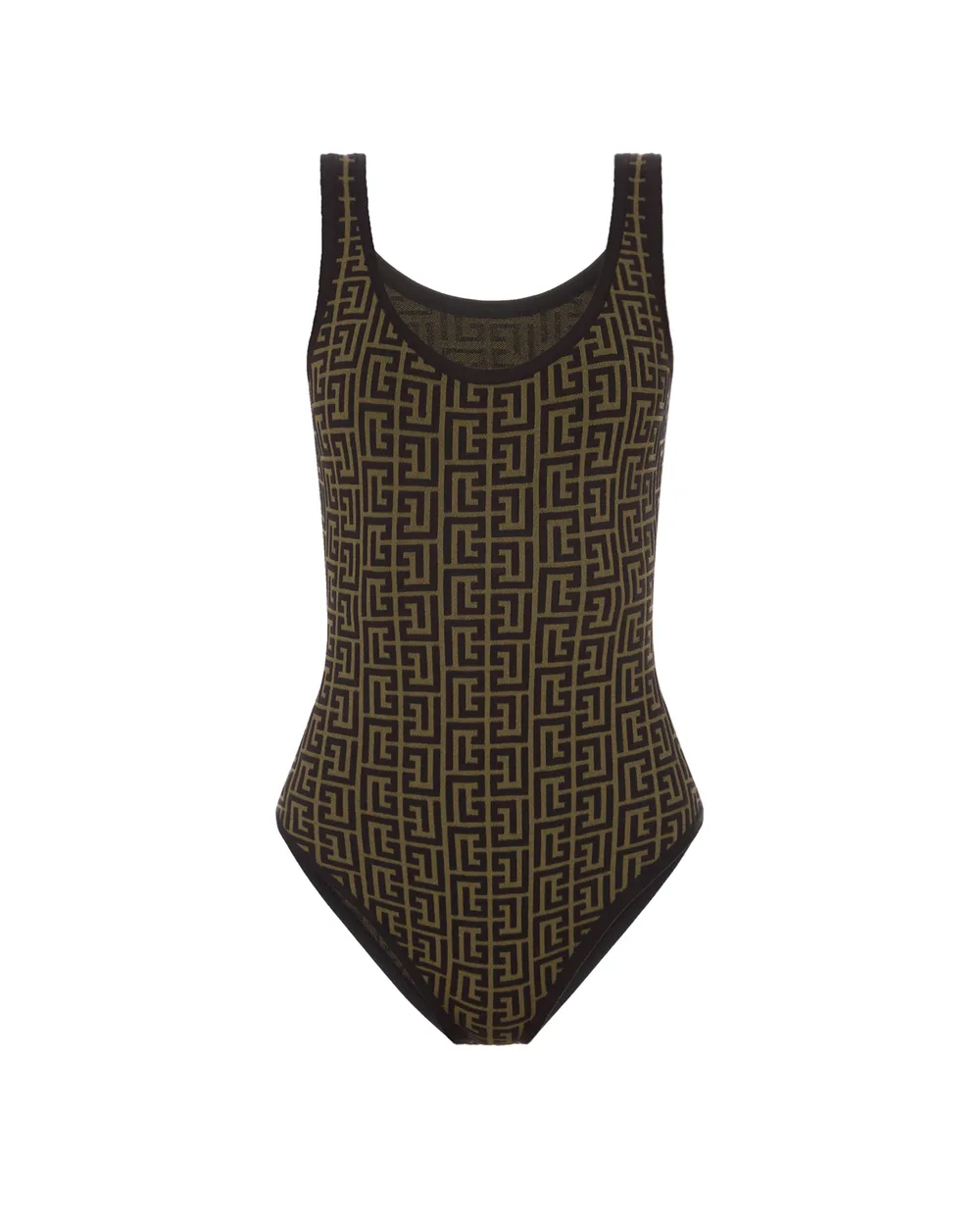Шерстяное боди Balmain WF0BA010K253-S, разноцветный цвет • Купить в интернет-магазине Kameron