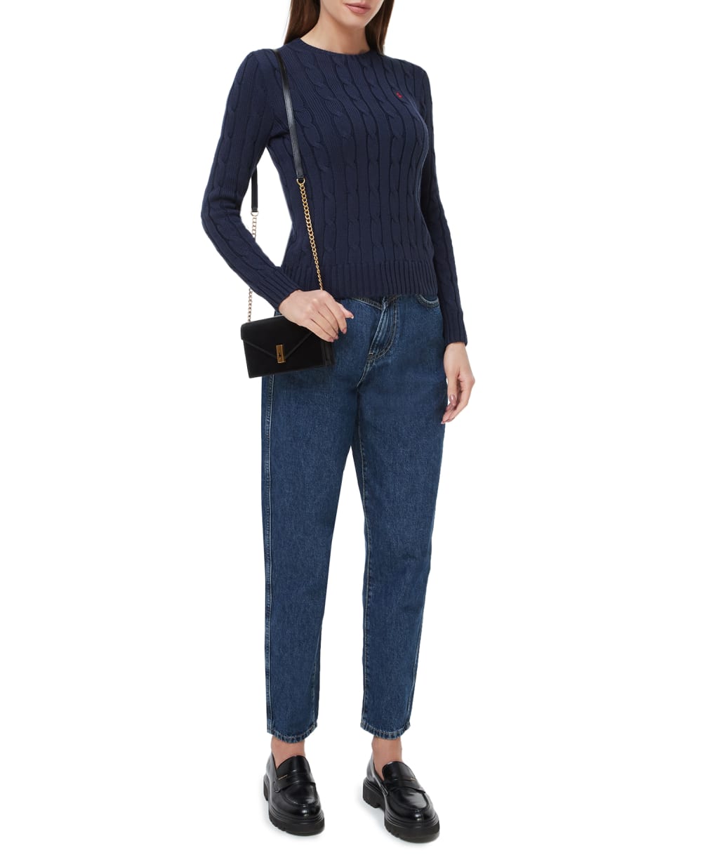 Джемпер Polo Ralph Lauren 211891640002, темно-синий цвет • Купить в интернет-магазине Kameron