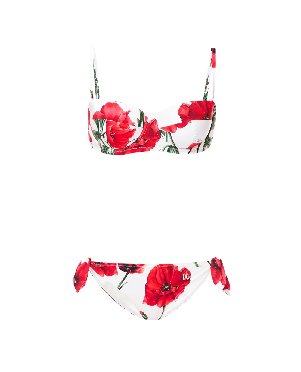 Купальник Dolce&Gabbana O8B40J-FSG1T, белый цвет • Купить в интернет-магазине Kameron