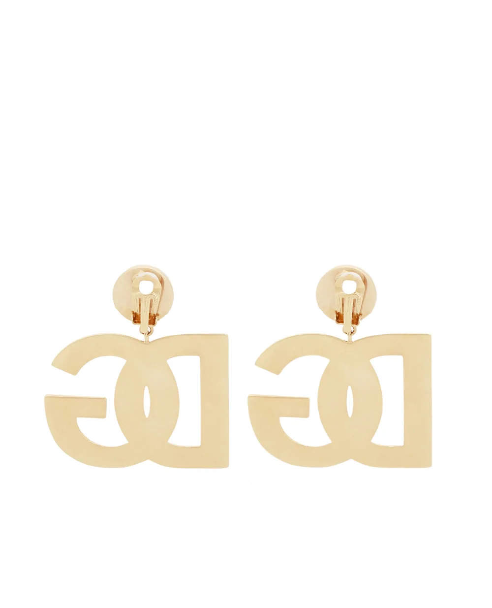 Клипсы Dolce&Gabbana WEN6P3-W1111, золотой цвет • Купить в интернет-магазине Kameron