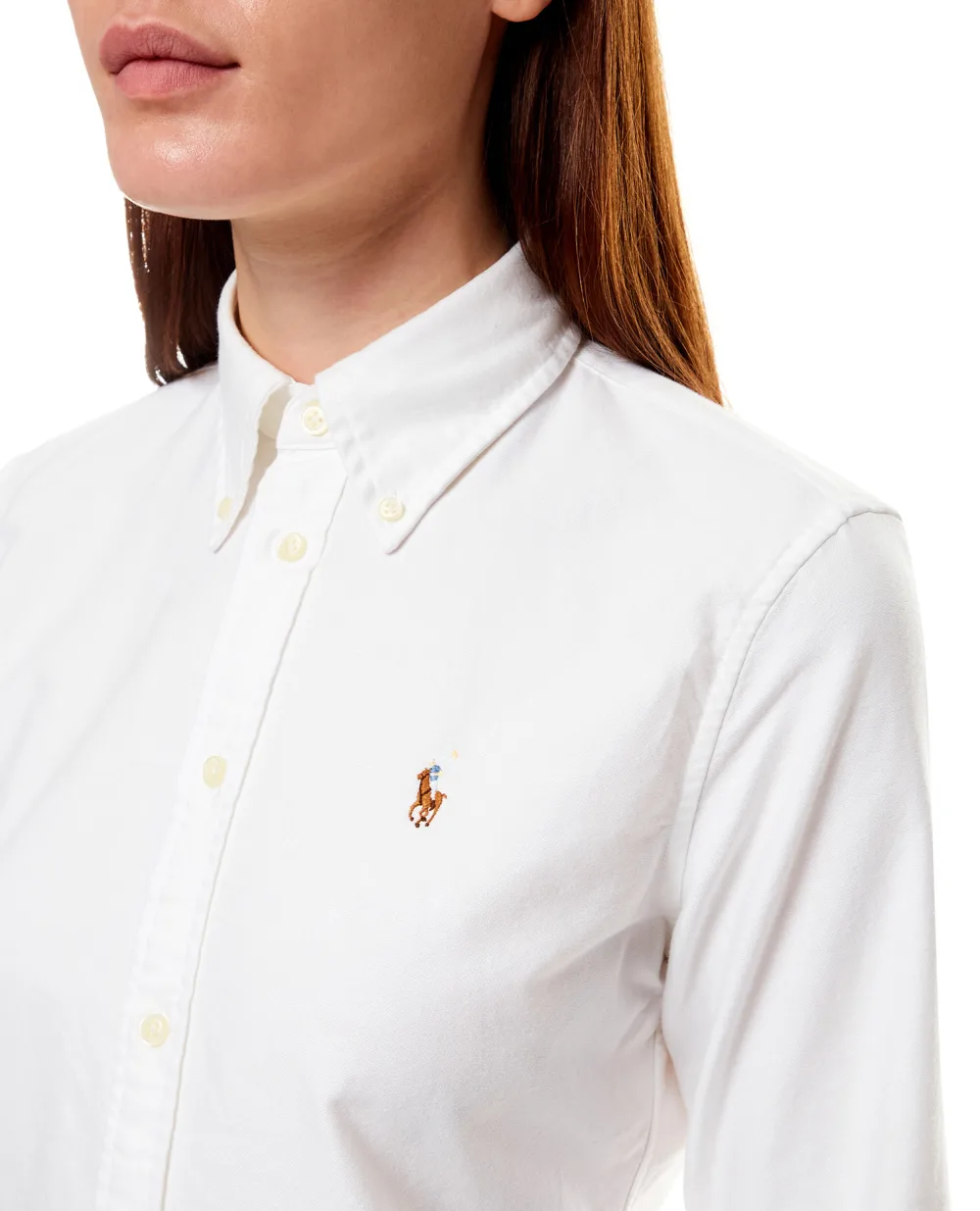 Рубашка Polo Ralph Lauren 211743355001, белый цвет • Купить в интернет-магазине Kameron