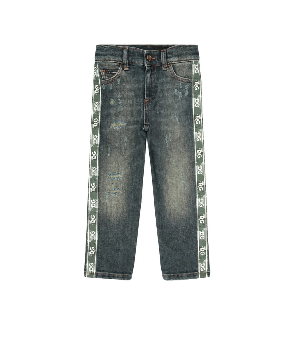 Джинсы Dolce&Gabbana Kids L42F33-LD943-B, синий цвет • Купить в интернет-магазине Kameron