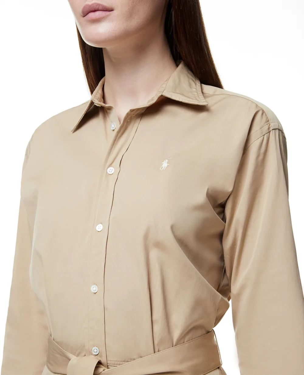 Платье Polo Ralph Lauren 211838048002, бежевый цвет • Купить в интернет-магазине Kameron