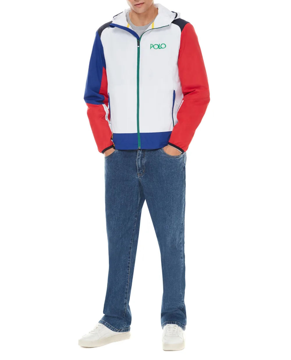 Ветровка Polo Ralph Lauren 710843334001, белый цвет • Купить в интернет-магазине Kameron
