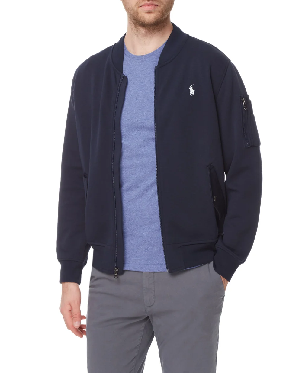 Спортивная кофта Polo Ralph Lauren 710849528002, темно-синий цвет • Купить в интернет-магазине Kameron