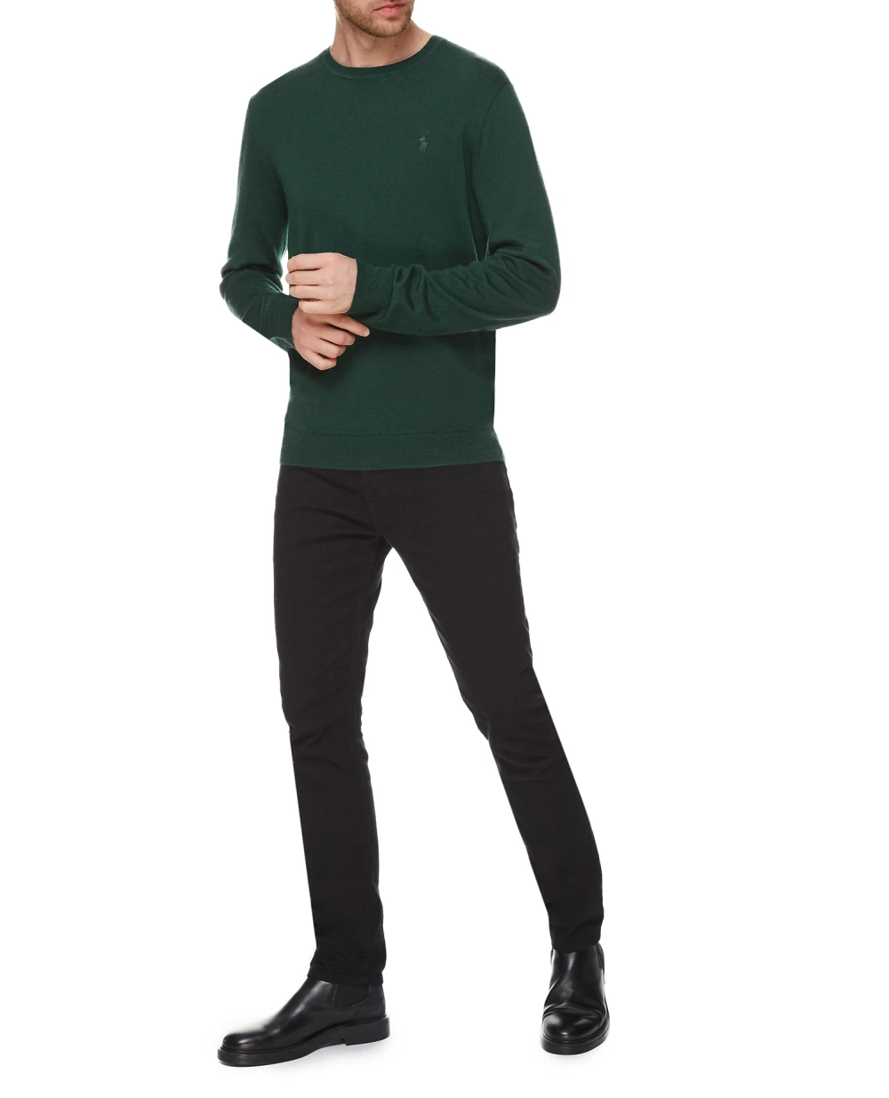 Шерстяной джемпер Polo Ralph Lauren 710714346022, зеленый цвет • Купить в интернет-магазине Kameron