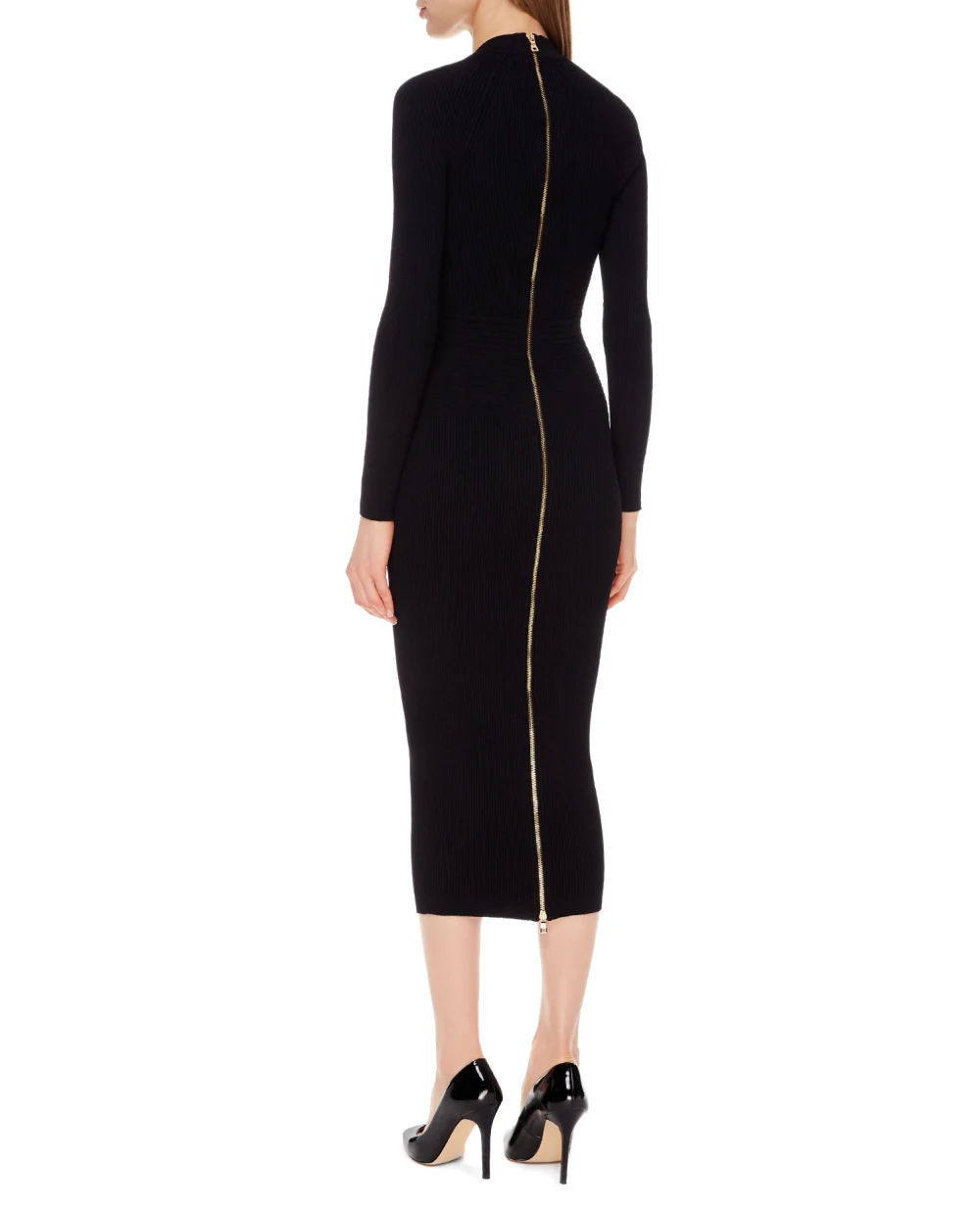 Платье Balmain VF16644K211, черный цвет • Купить в интернет-магазине Kameron