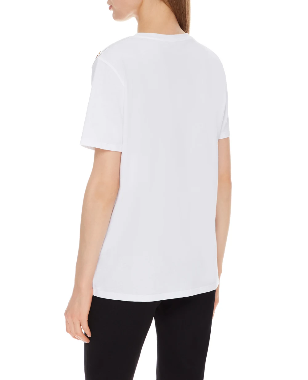 Футболка Balmain VF0EF005B020, белый цвет • Купить в интернет-магазине Kameron