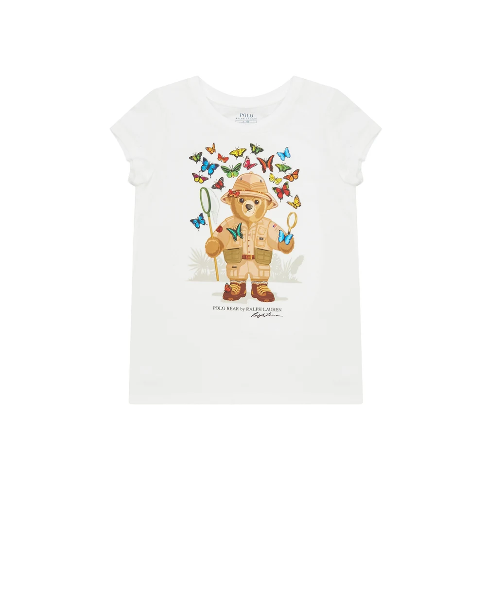 Футболка Polo Ralph Lauren Kids 311849754001, белый цвет • Купить в интернет-магазине Kameron