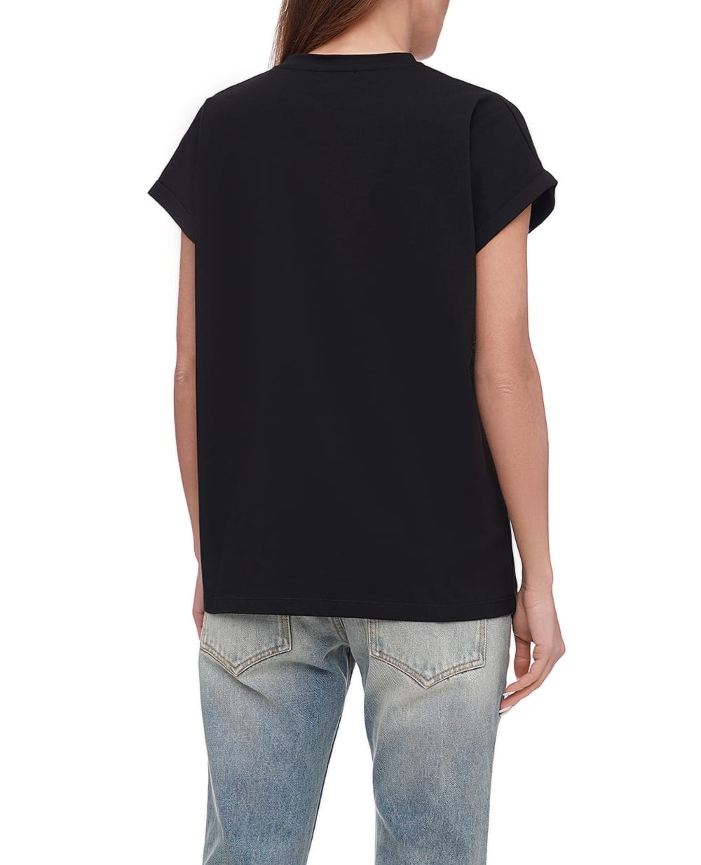 Футболка Balmain CF1EF010GD30, черный цвет • Купить в интернет-магазине Kameron