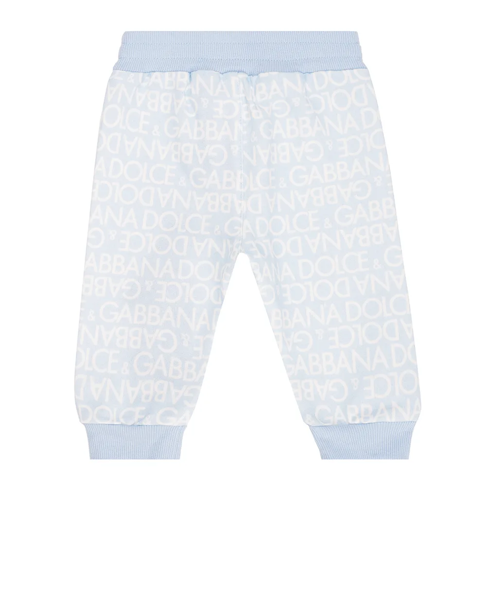 Детские спортивные брюки (костюм) Dolce&Gabbana Kids L1JPIB-G7KR1, голубой цвет • Купить в интернет-магазине Kameron