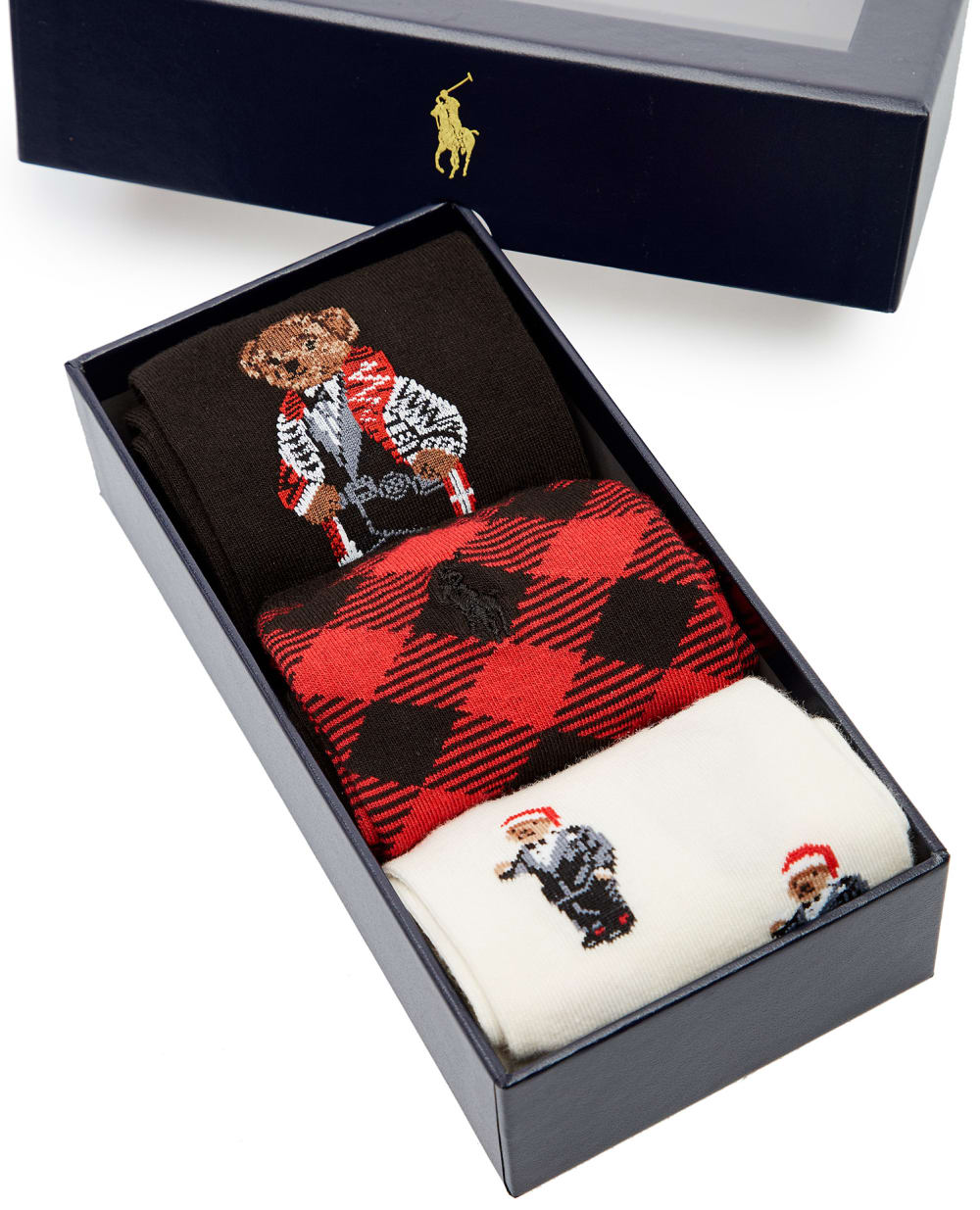 Носки (3 пары) Polo Ralph Lauren 455859211001, разноцветный цвет • Купить в интернет-магазине Kameron