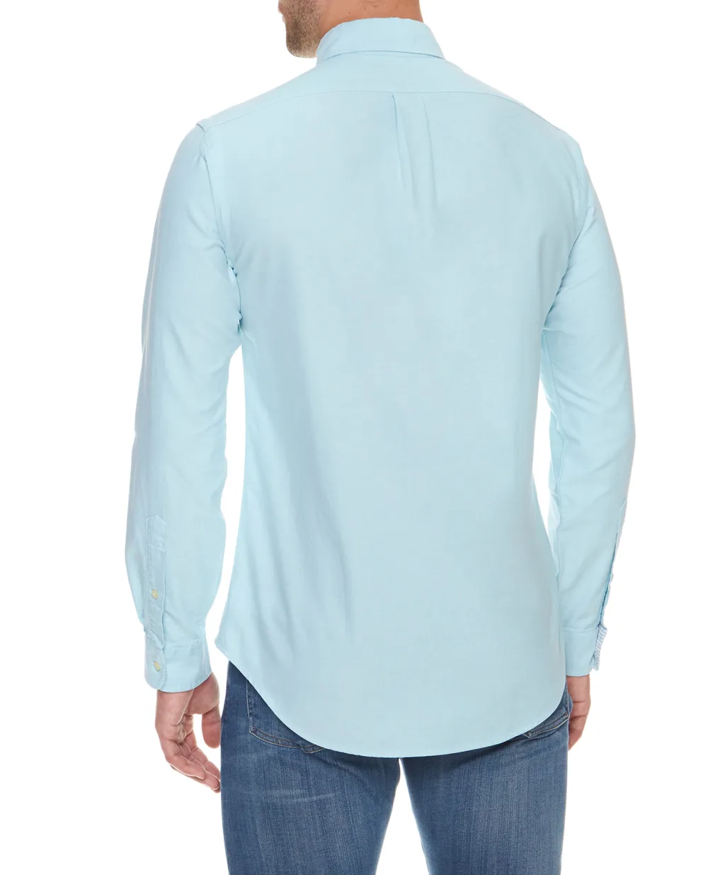 Рубашка Polo Ralph Lauren 710829473001, голубой цвет • Купить в интернет-магазине Kameron