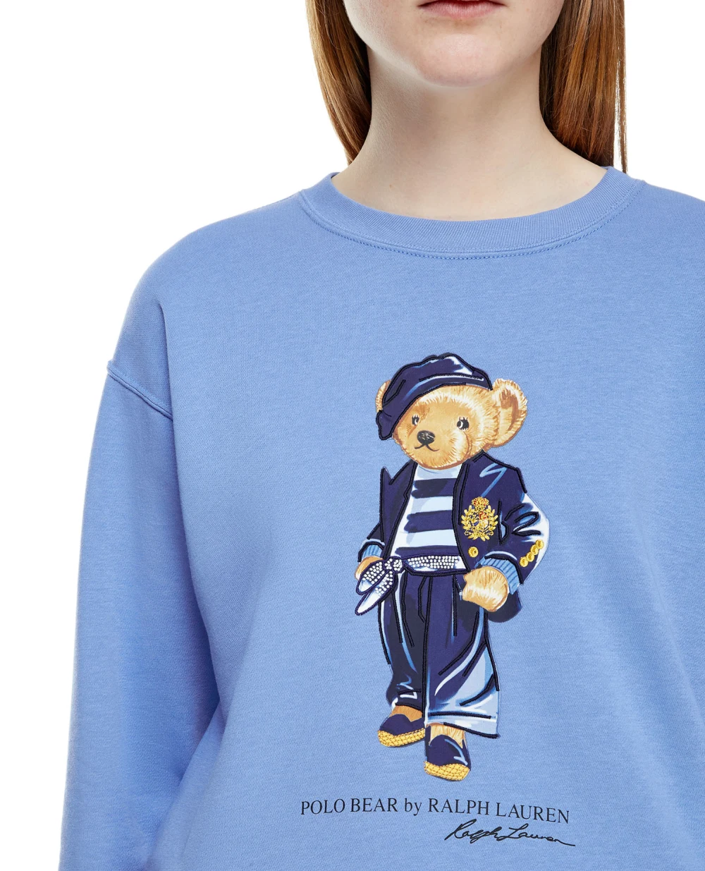 Свитшот Polo Ralph Lauren 211863432001, голубой цвет • Купить в интернет-магазине Kameron