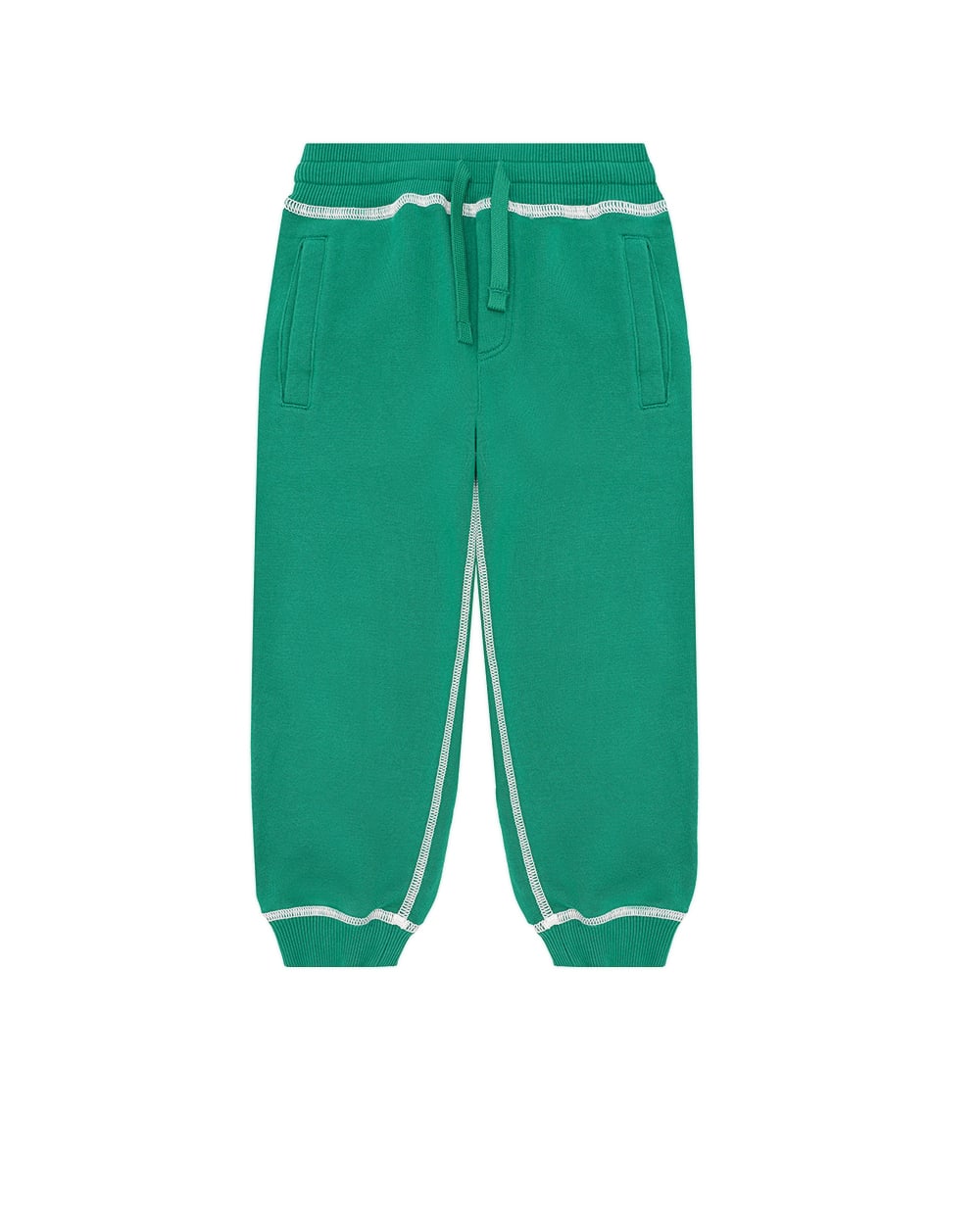 Детские спортивные брюки (костюм) Dolce&Gabbana Kids L4JPJN-G7NVV-B, зеленый цвет • Купить в интернет-магазине Kameron