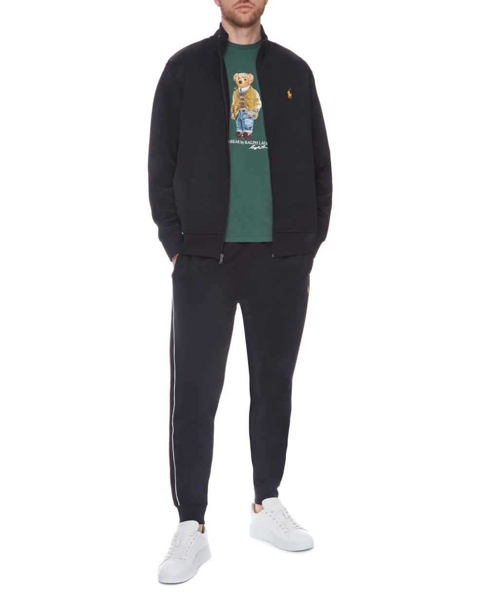 Спортивные брюки Polo Ralph Lauren 710828373002, черный цвет • Купить в интернет-магазине Kameron