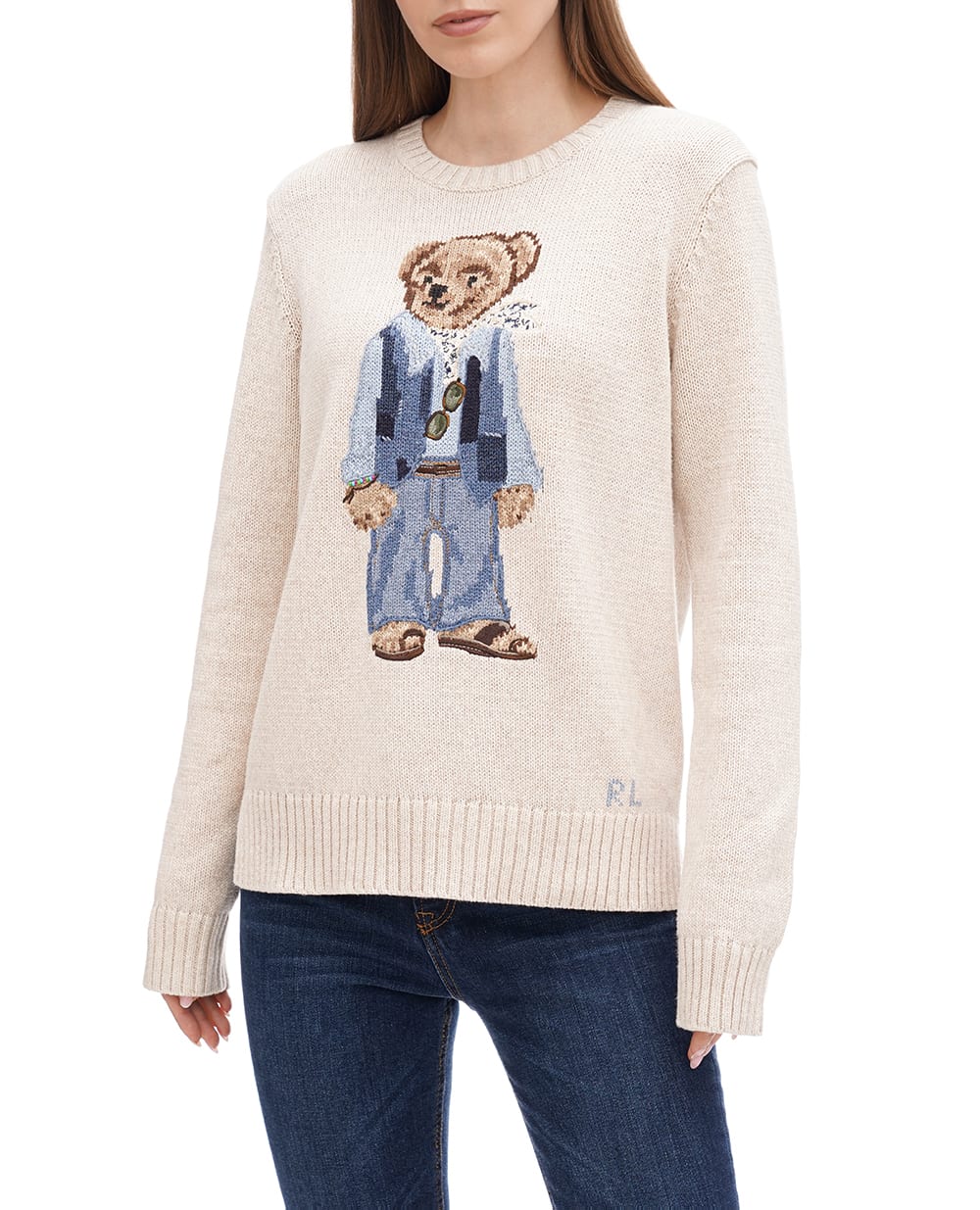 Джемпер Polo Bear Polo Ralph Lauren 211906075001, бежевый цвет • Купить в интернет-магазине Kameron