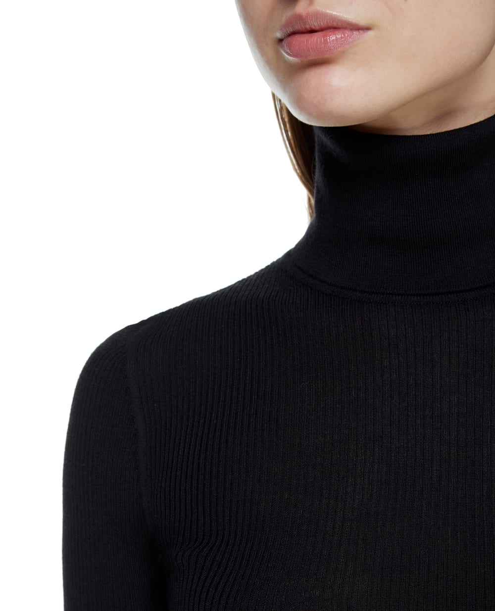Шерстяной гольф Saint Laurent 637869-YAPK2, черный цвет • Купить в интернет-магазине Kameron