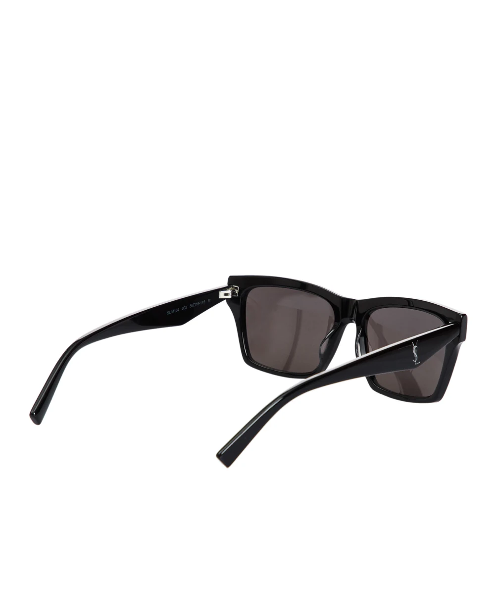 Солнцезащитные очки Saint Laurent SL M104-002, черный цвет • Купить в интернет-магазине Kameron