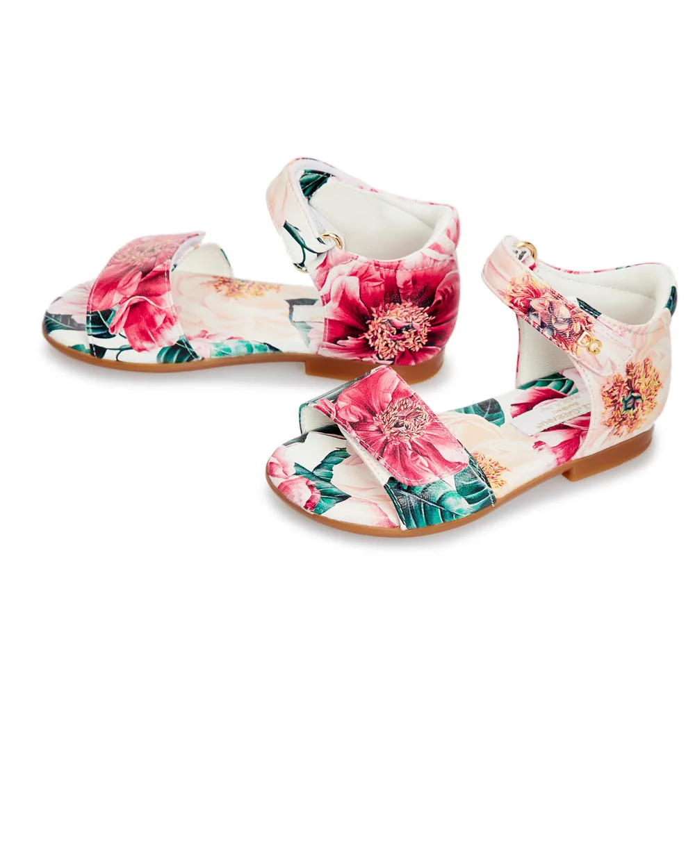 Кожаные босоножки Dolce&Gabbana Kids D20064-AS690, разноцветный цвет • Купить в интернет-магазине Kameron