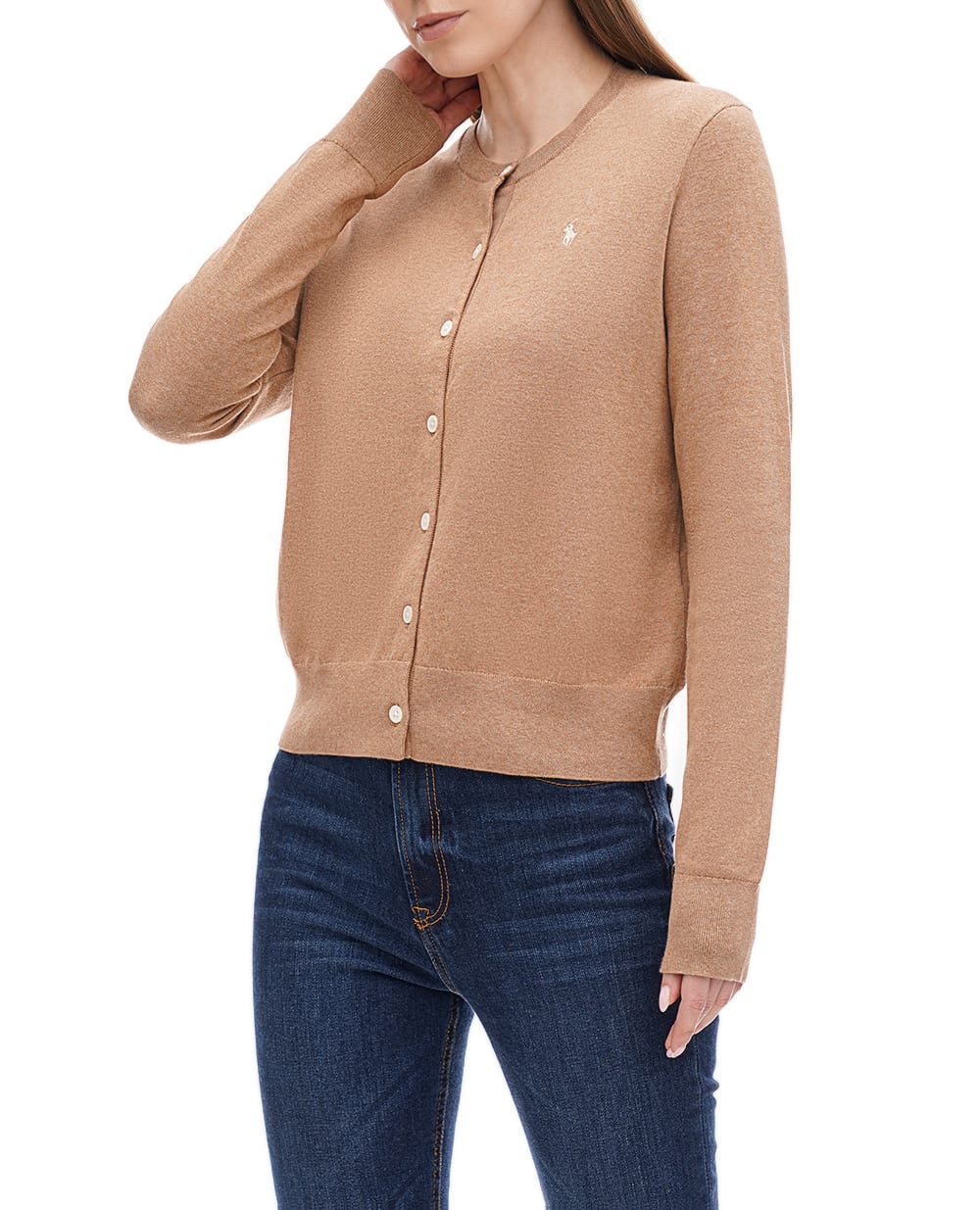 Кардиган Polo Ralph Lauren 211891672008, бежевый цвет • Купить в интернет-магазине Kameron