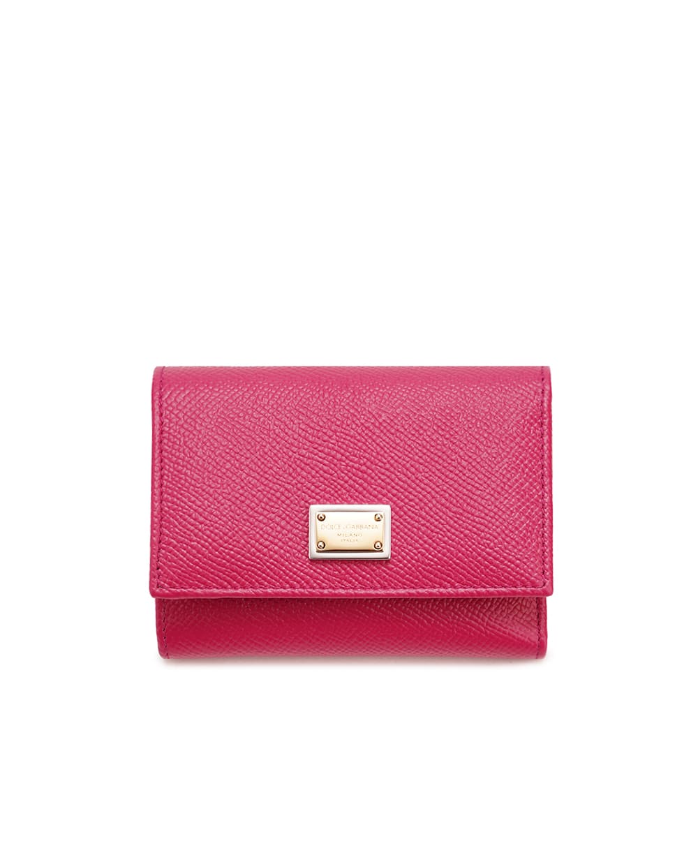 Кожаный кошелек Dolce&Gabbana BI0770-A1001, фуксия цвет • Купить в интернет-магазине Kameron