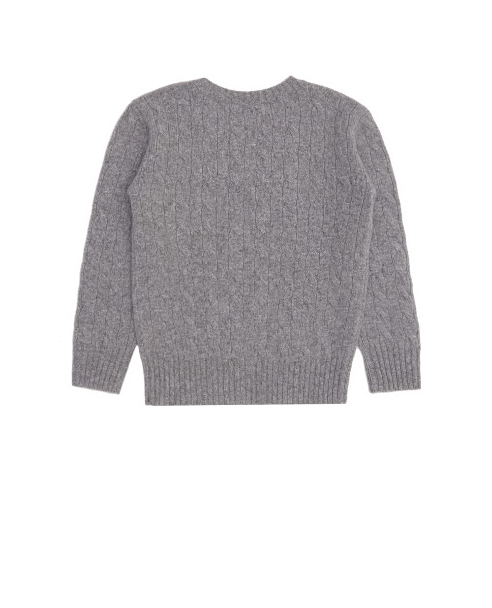 Шерстяной джемпер Polo Ralph Lauren Kids 321702589001, серый цвет • Купить в интернет-магазине Kameron