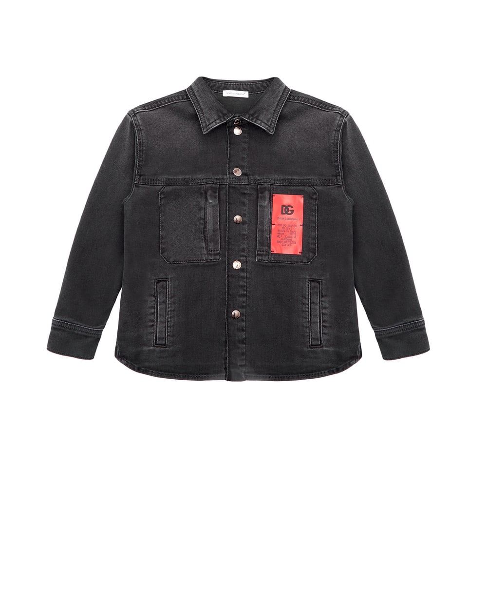 Джинсовая куртка Dolce&Gabbana Kids L43S51-LDA05-B, черный цвет • Купить в интернет-магазине Kameron