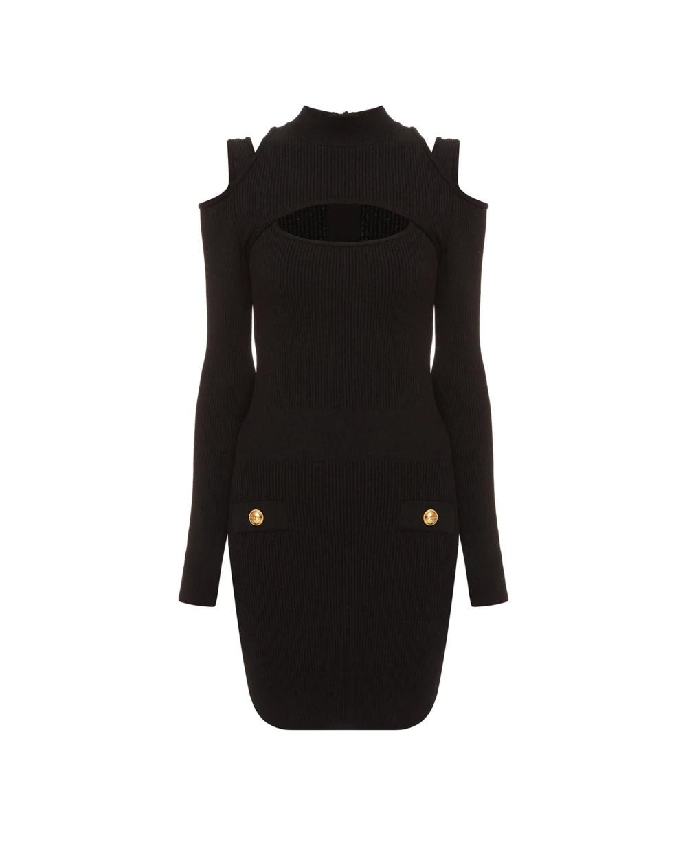 Платье Balmain VF0R8100K211, черный цвет • Купить в интернет-магазине Kameron