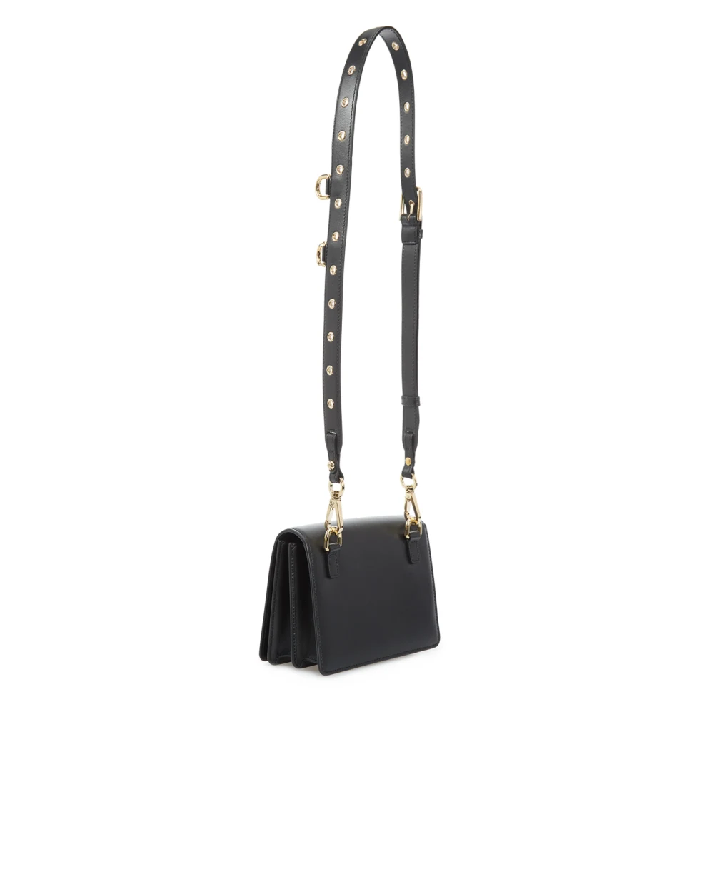 Шкіряна сумка 3.5 Small Dolce&Gabbana BB7037-AW576, чорний колір • Купити в інтернет-магазині Kameron