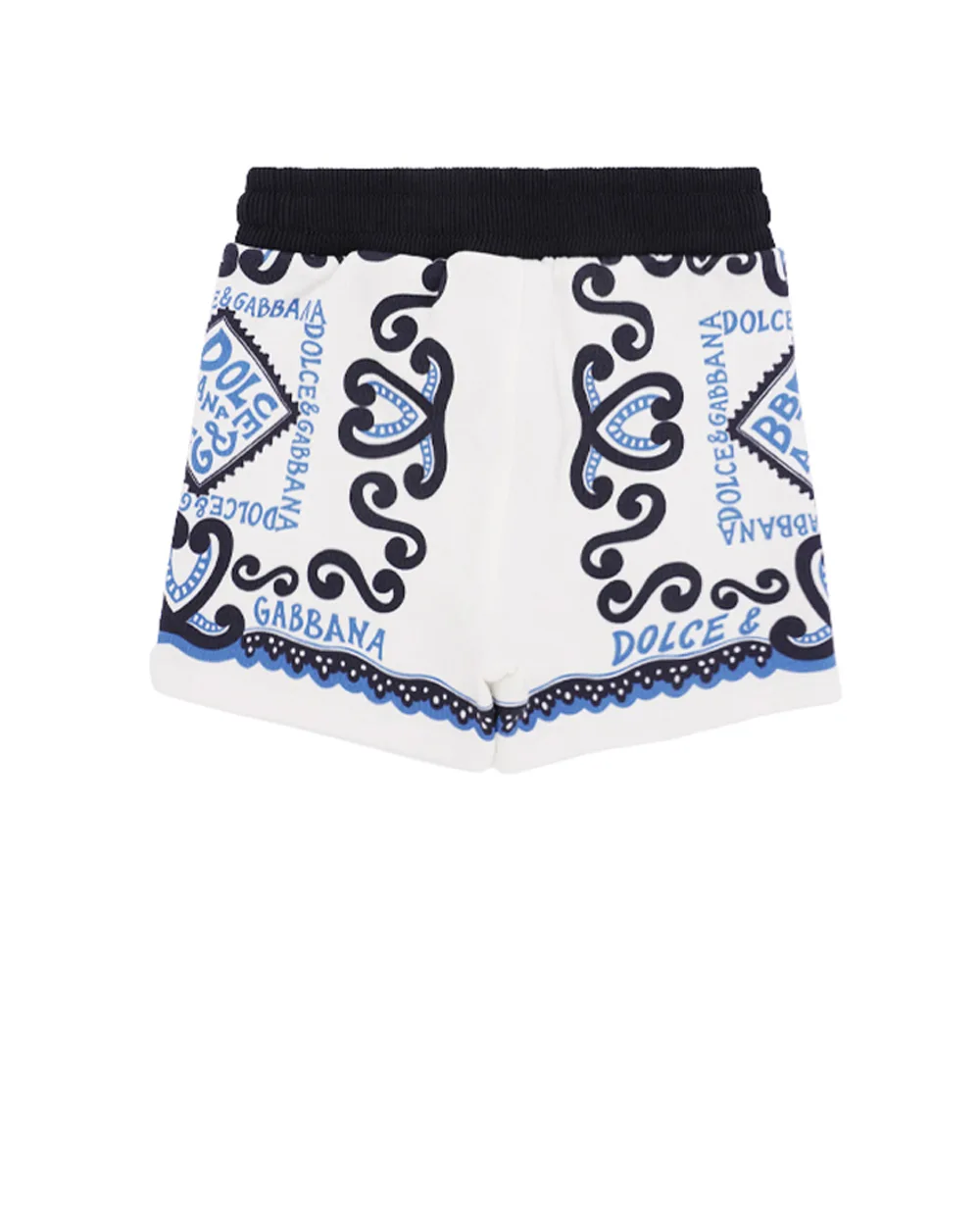 Детские шорты Dolce&Gabbana Kids L1JQR0-G7L0X, белый цвет • Купить в интернет-магазине Kameron