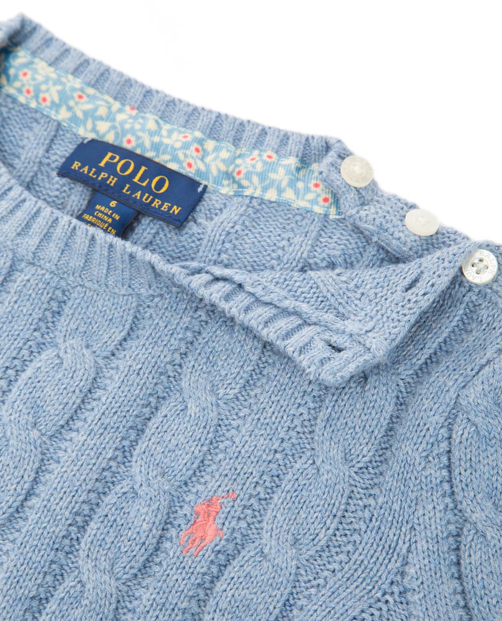 Детский свитер Polo Ralph Lauren Kids 313702214008, голубой цвет • Купить в интернет-магазине Kameron