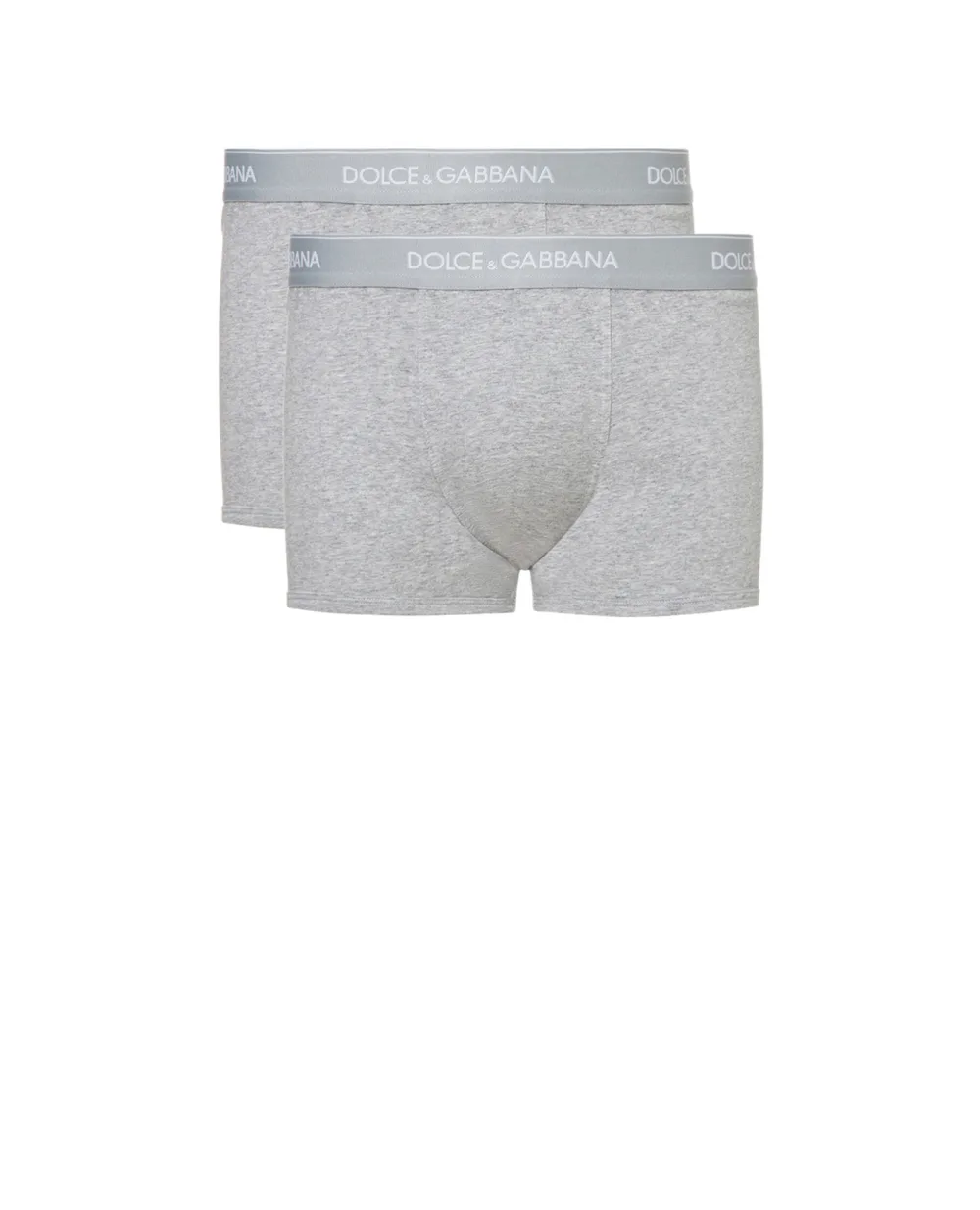Боксеры (2 шт) Dolce&Gabbana M9C07J-FUGIW, серый цвет • Купить в интернет-магазине Kameron