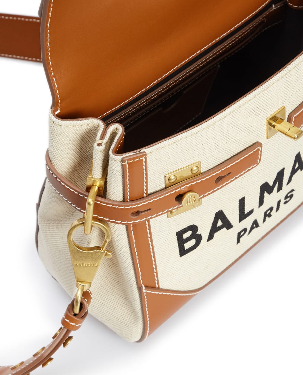 Сумка B-Buzz Balmain AN1DB530TCFE, бежевый цвет • Купить в интернет-магазине Kameron