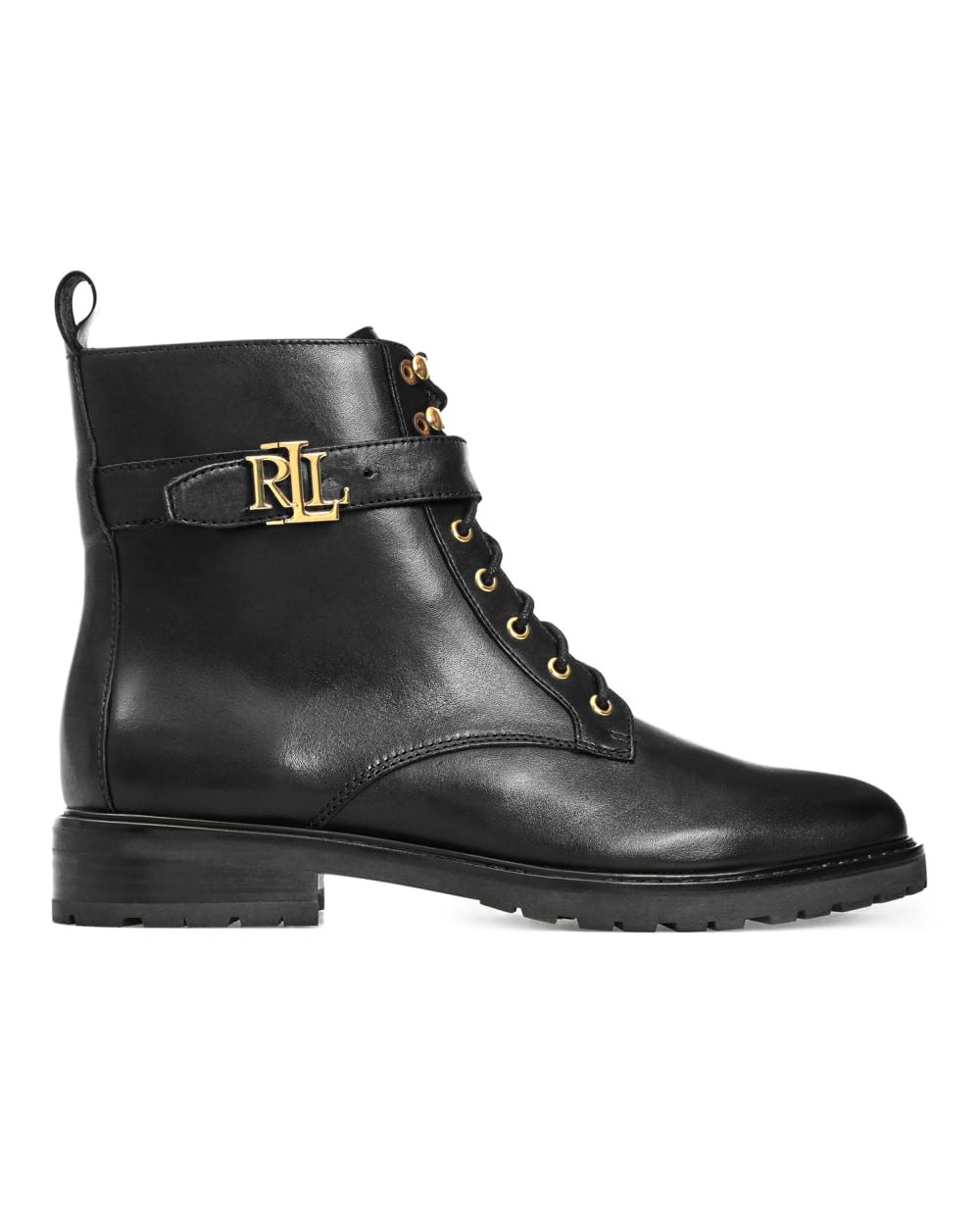 Кожаные ботинки Polo Ralph Lauren 802838413001, черный цвет • Купить в интернет-магазине Kameron