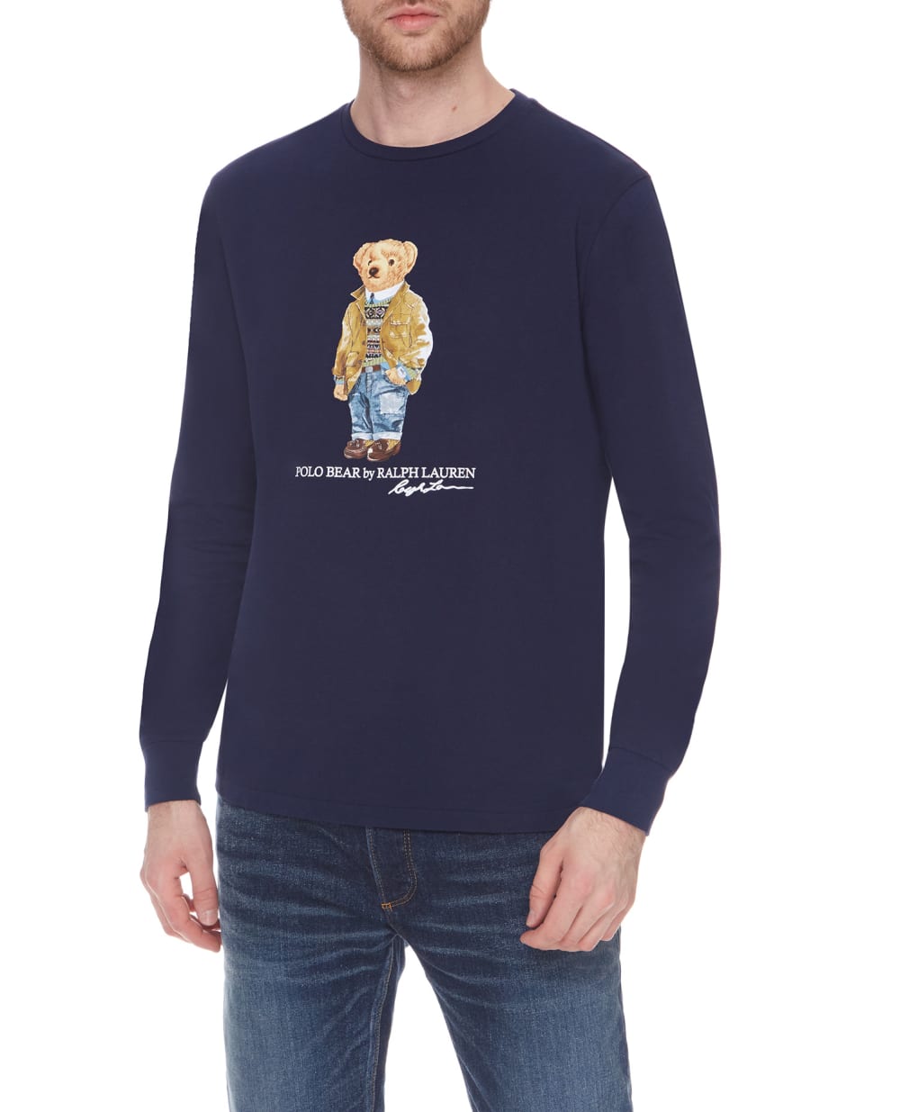 Лонгслив Polo Ralph Lauren 710828276001, синий цвет • Купить в интернет-магазине Kameron