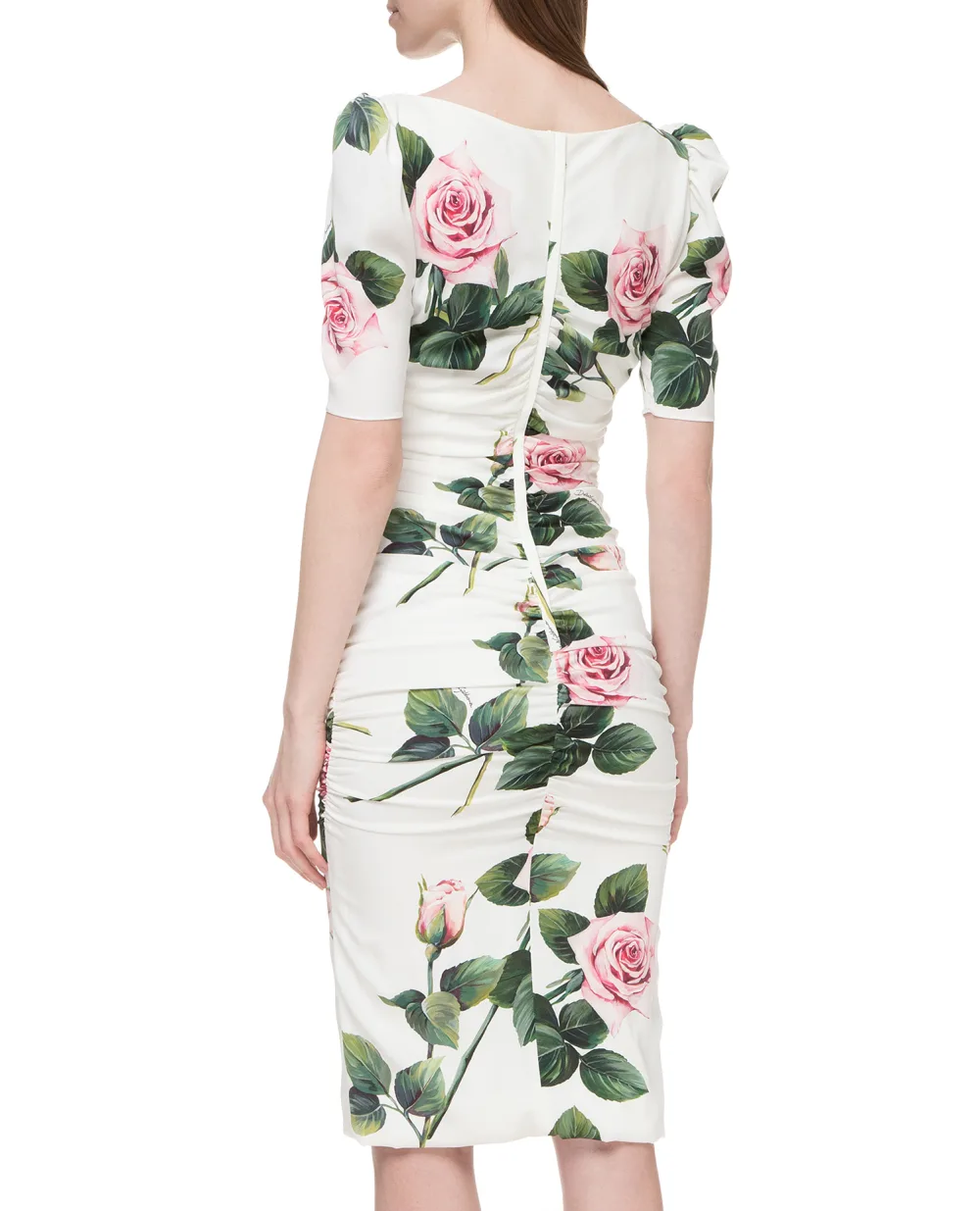 Платье Dolce&Gabbana F6G9HT-FSAZD, белый цвет • Купить в интернет-магазине Kameron