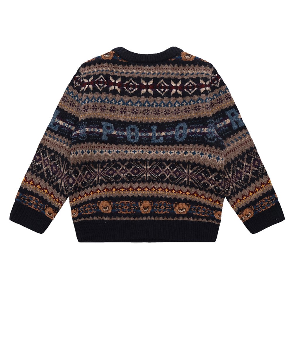 Шерстяной свитер Polo Ralph Lauren Kids 323749925001, разноцветный цвет • Купить в интернет-магазине Kameron