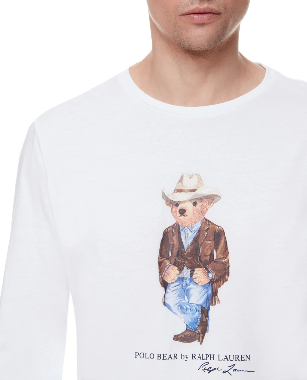 Лонгслив Polo Ralph Lauren 710858030001, белый цвет • Купить в интернет-магазине Kameron