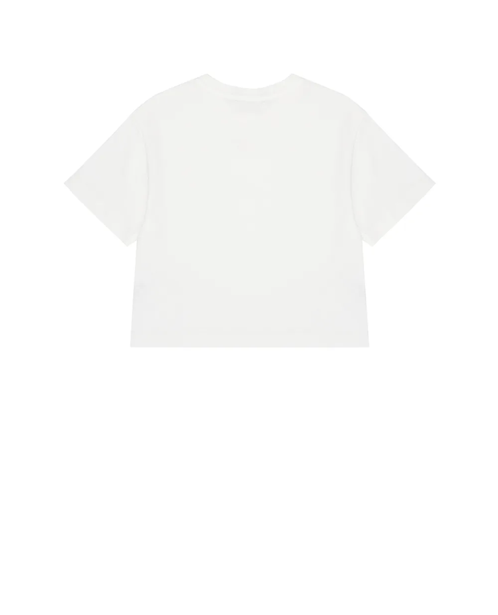 Детская футболка с принтом логотипа DG Dolce&Gabbana Kids L5JTNL-G7PVF-B, белый цвет • Купить в интернет-магазине Kameron