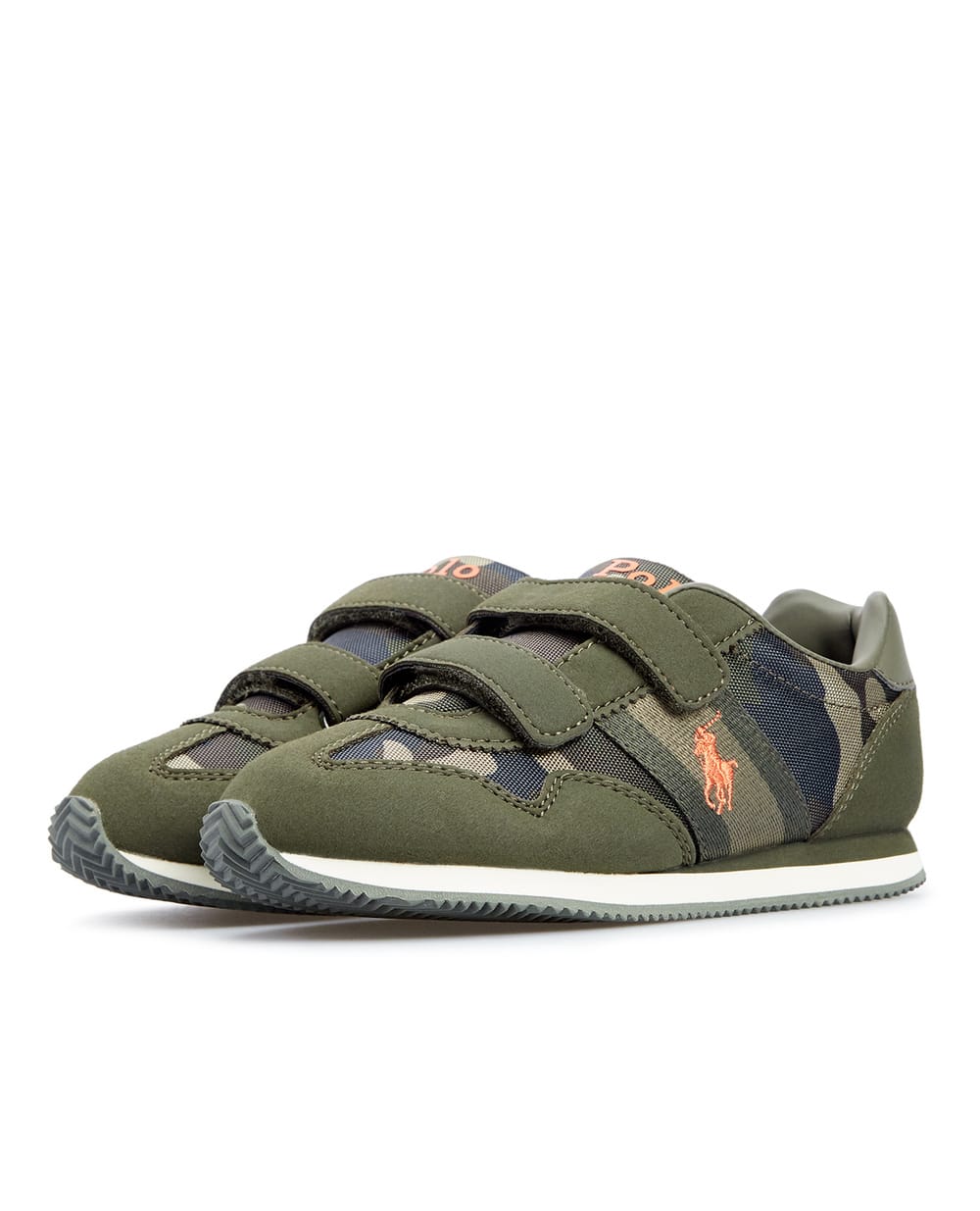 Детские кроссовки Polo Ralph Lauren Kids RF103161-T, зеленый цвет • Купить в интернет-магазине Kameron