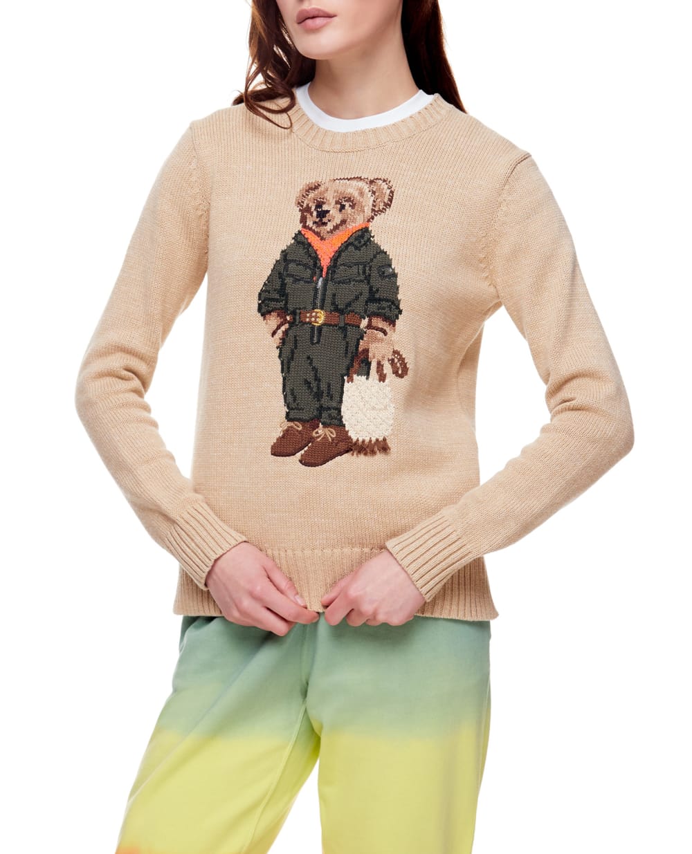 Джемпер Polo Ralph Lauren 211856736001, бежевый цвет • Купить в интернет-магазине Kameron