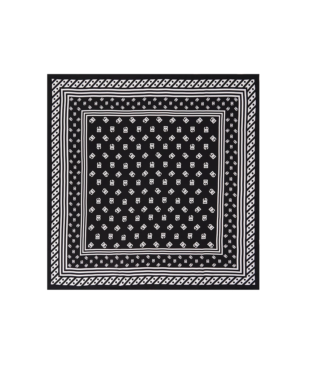 Платок Dolce&Gabbana FN090R-GDB7Z, черный цвет • Купить в интернет-магазине Kameron